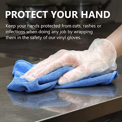 Squish Disposable Gloves 4 Mil Thick 100PCS2Pack Large