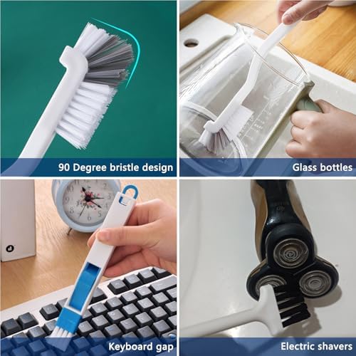 14Pcs Crevice Cleaning Brush Set for Kitchen Bathroom