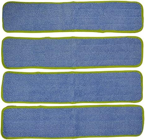CleanAide Super Absorbent Microfiber Mop Pad Refills 4-Pack