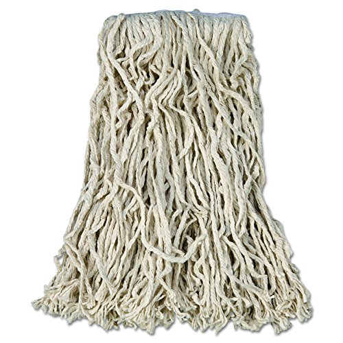 Rubbermaid Commercial V11600 WH00 Cotton Wet Mop Head Pack of 12