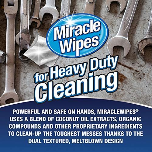 Miracle Wipes Heavy Duty Cleaning 90 Count