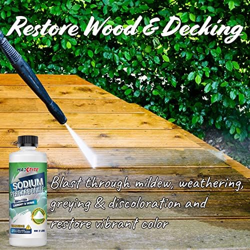 MAXTITE Sodium Percarbonate 2 lbs - Eco-Friendly Multi-Use Cleaner