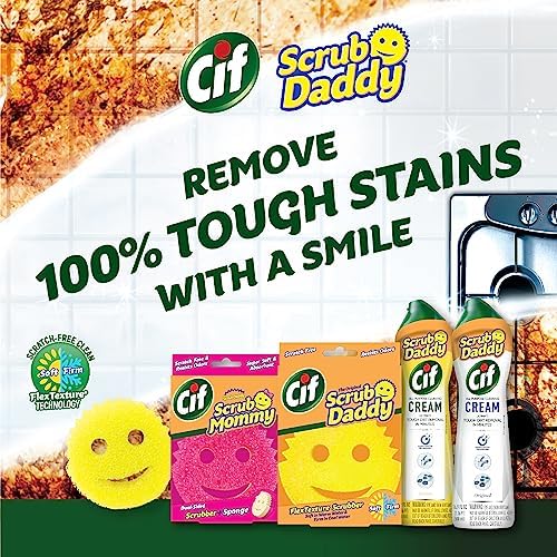 Scrub Daddy Cif Cream All Purpose Cleaner 3 Pack 1