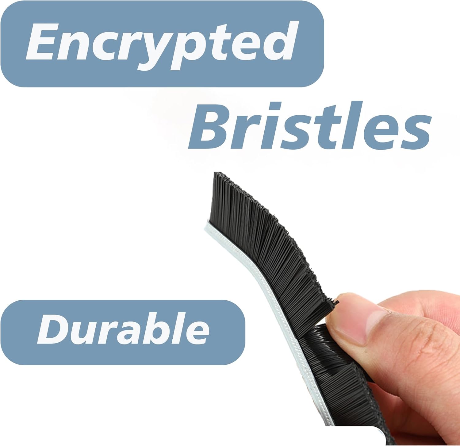 CUNGLIN Crevice Cleaning Brush Narrow Gap Tool for Bathroom Tile Radiator Window Sink and More