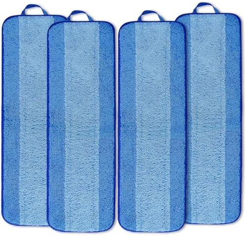 KEEPOW Microfiber Mop Pads 18 Inch 44 Pack
